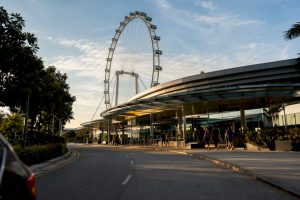5–8 minute walk to Singapore Flyer, plus event & accessible transfers